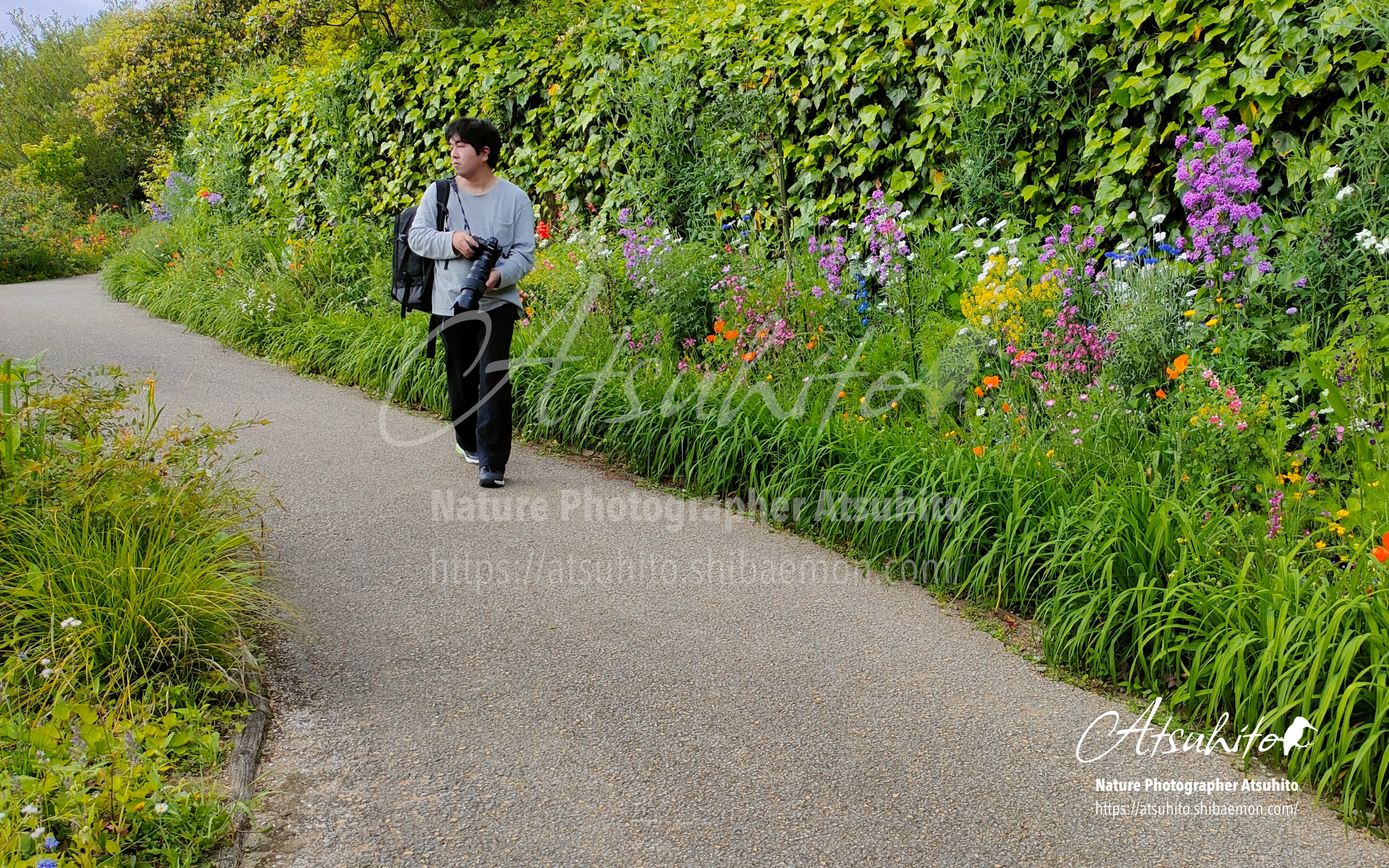 Atsuhito shooting photo. Photo by Atsuhito in Japan.